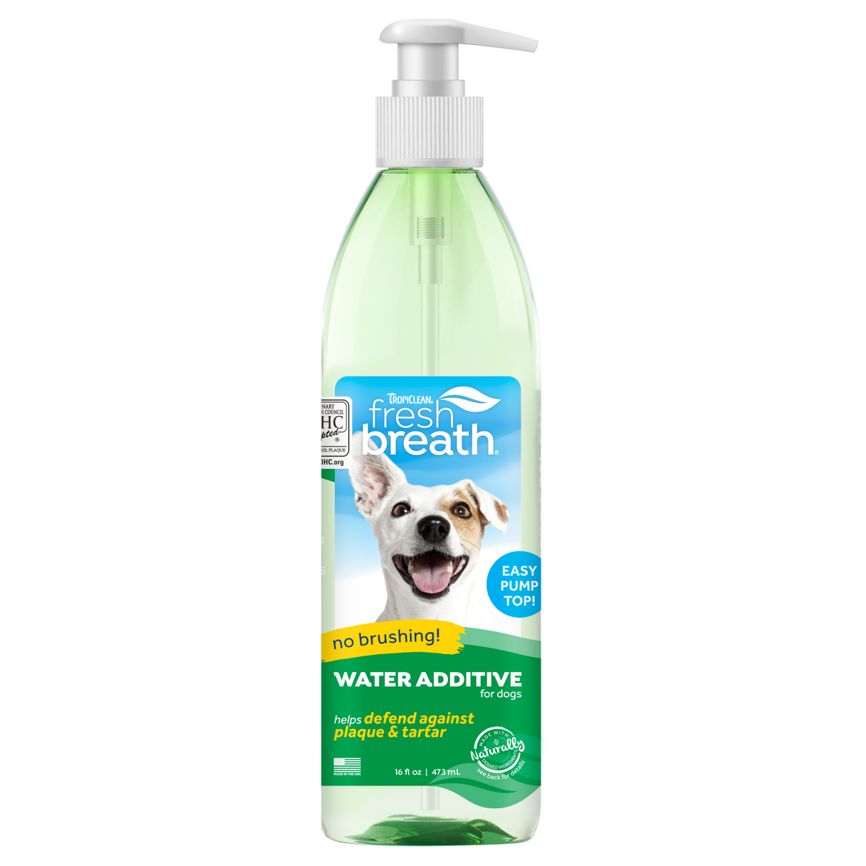 TropiClean Fresh Breath Oral Care Water Additive for Pets
