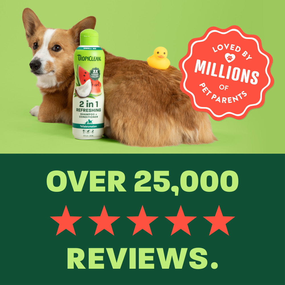 TropiClean Watermelon Refreshing 2-In-1 Pet Shampoo & Conditioner