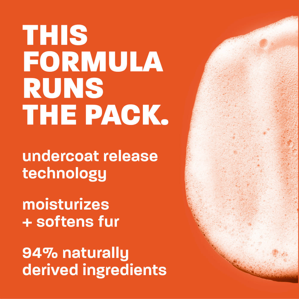 Bubble suds. text, "This formula runs the pack".