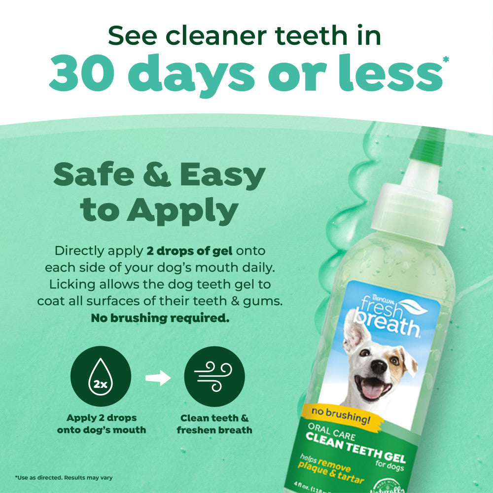 See cleaner teeth in 30 days or less. Safe & Easy to apply.