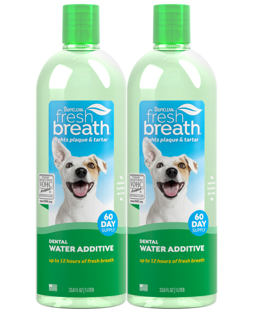 TropiClean Fresh Breath Oral Care Water Additive for Pets