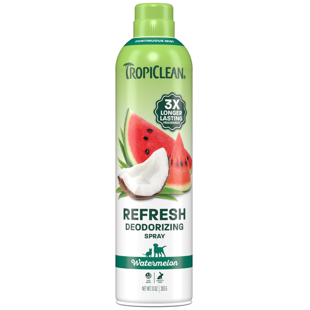 TropiClean Watermelon Deodorizing Pet Spray, 10oz