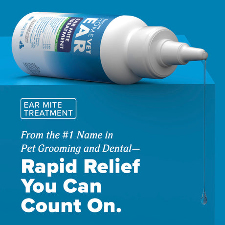 TropiClean HomeVet Ear Mite Treatment for Pets