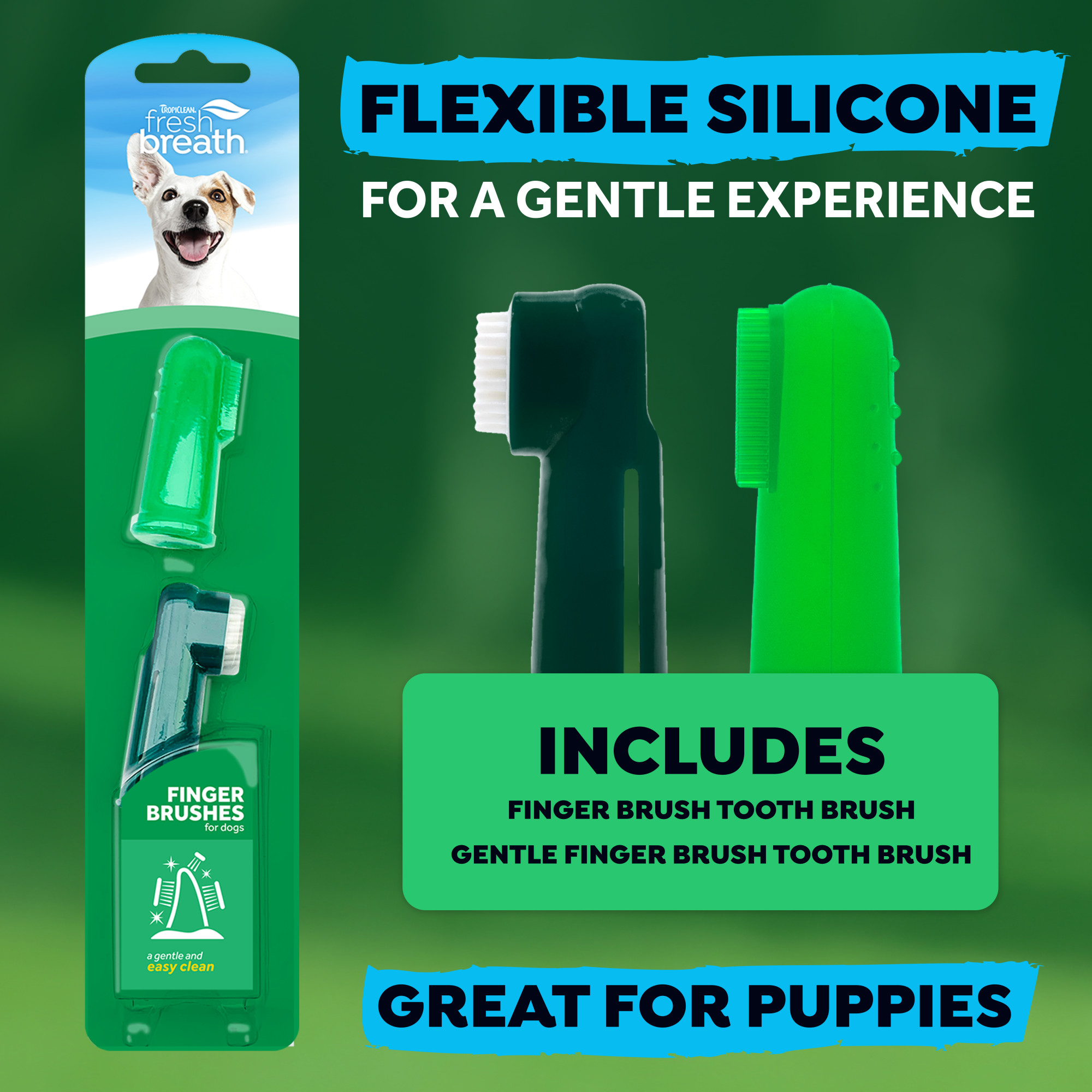 Finger Brushes for Dogs Tropiclean