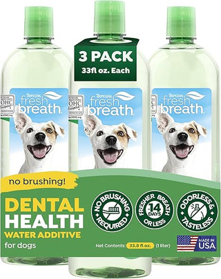 Fresh Breath by TropiClean Oral Care Water Additive for Pets