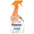 Tropiclean Natural Flea + Tick Cat + Home spray bottle on a white background