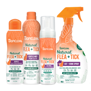 TropiClean Cat Flea & Tick Solutions 4 Kit