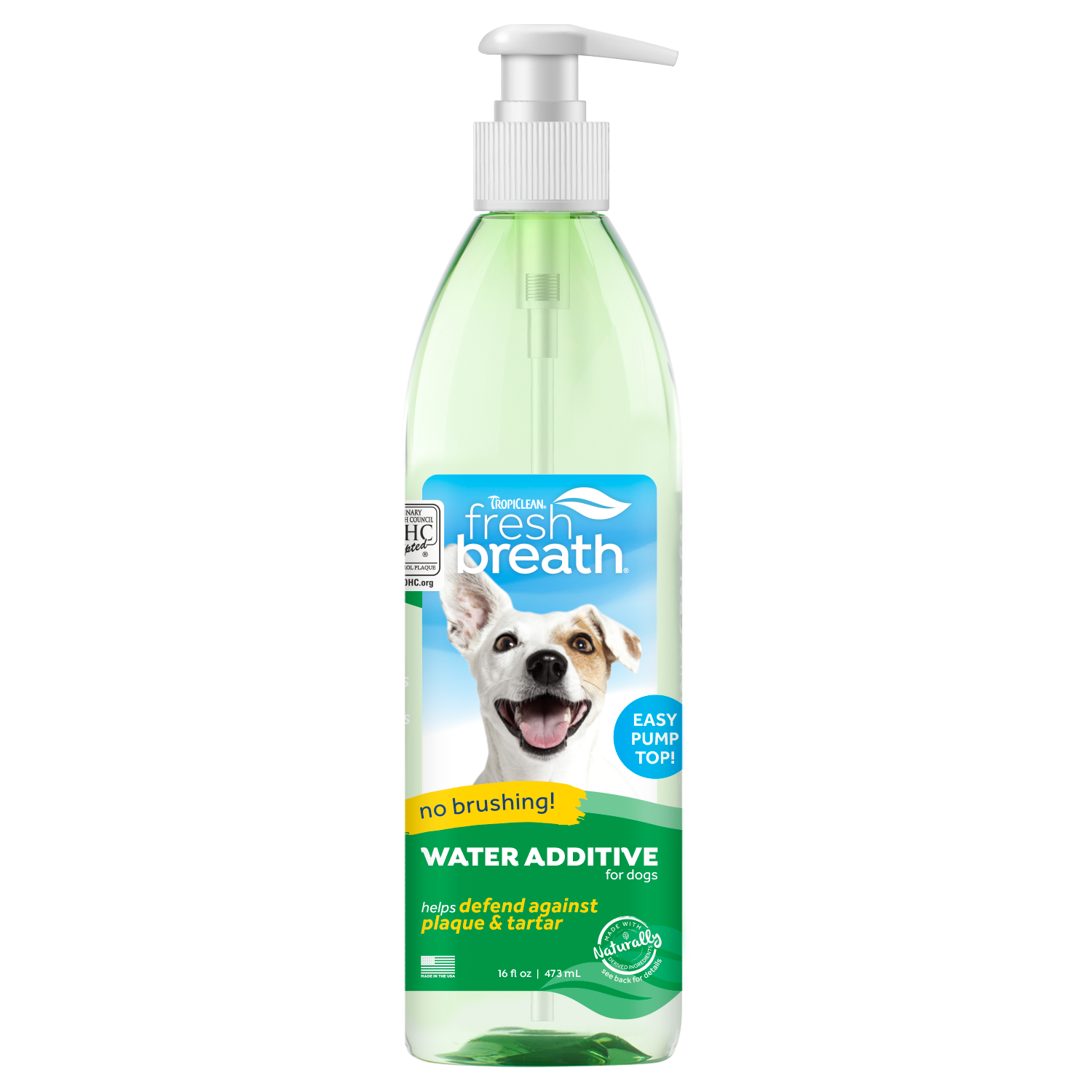 TropiClean Fresh Breath Oral Care Water Additive for Pets