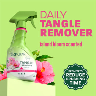 TropiClean Island Bloom Tangle Remover Pet Spray, 16oz