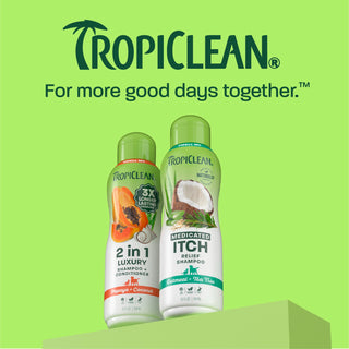 TropiClean Dog Shampoo and Conditioner & Medicated Shampoo Virtual Bundle, 20oz Each