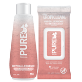 TropiClean PURE Hypoallergenic Plant-Based Pet Grooming 2 Kit