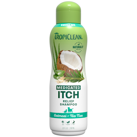 TropiClean Medicated Itch Shampoo bottle front