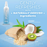 TropiClean PURE Breezy Fresh 2-In-1 Plant-Based Deodorizing Pet Spray. Naturally derived ingredients.