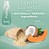 TropiClean PURE Cuddly Clean Odor Control Plant-Based Dog Shampoo, naturally derived ingredients.