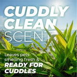TropiClean PURE Cuddly Clean Odor Control Plant-Based Dog Shampoo, scent