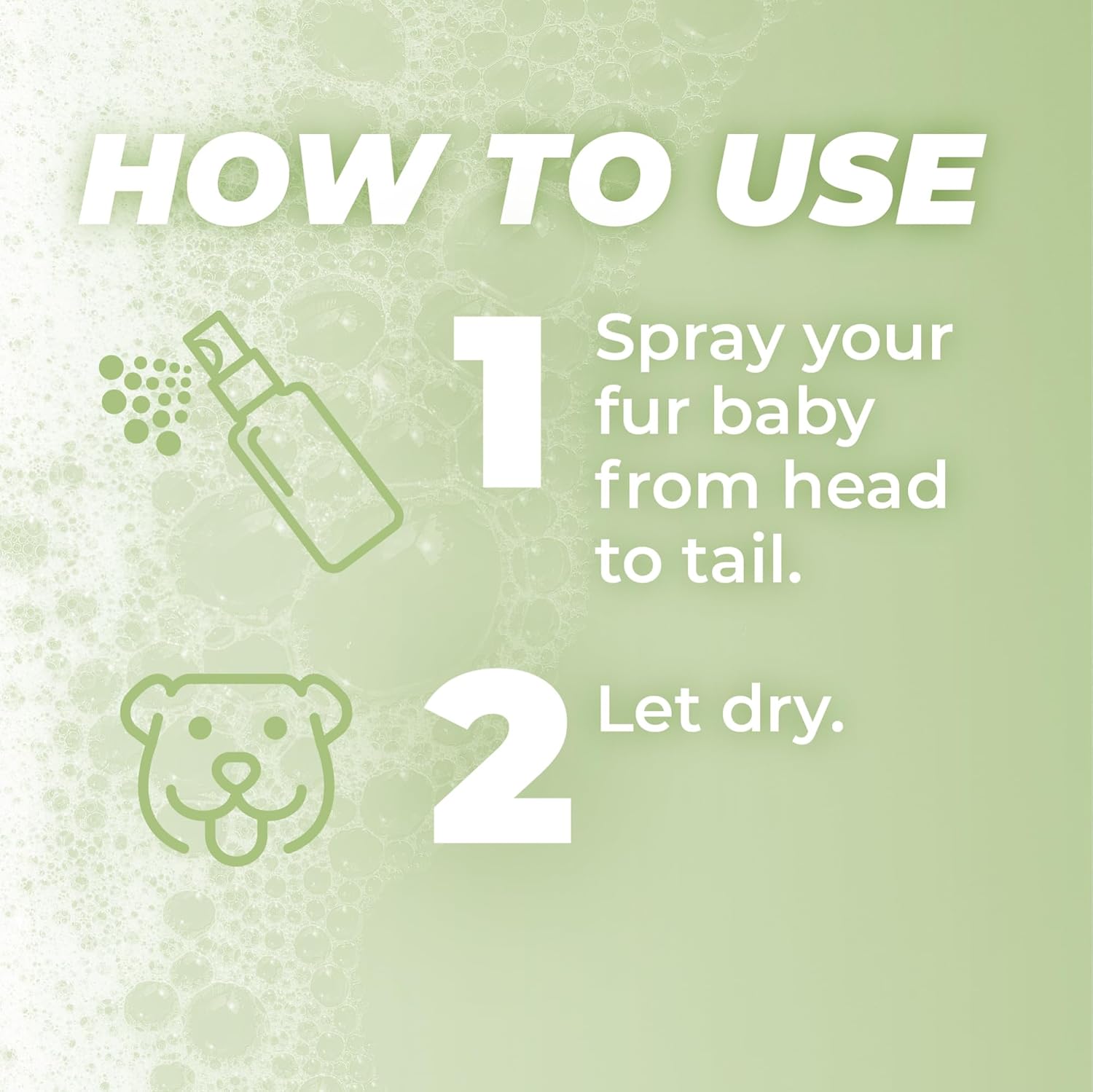 TropiClean PURE Sweet Meadow Deodorizing Plant-Based Pet Spray. Instructions.