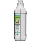 TropiClean deodorizing shampoo 1 gallon side view on a white background