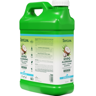 TropiClean hypoallergenic shampoo 2.5 gallon side