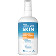 TropiClean HomeVet Medicated Itch & Allergy Pet Spray, front of 8oz spray bottle