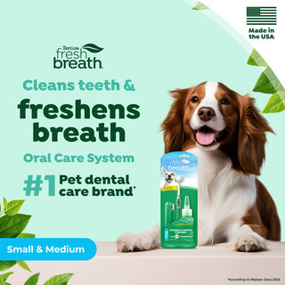 cleans teeth & freshens breath without brushing. #1 pet dental care brand.
