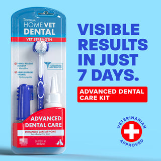 homevet kit on light blue background. Visible results in just 7 days.