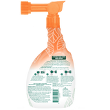TropiClean Natural Flea + Tick Yard Spray, image of back of bottle