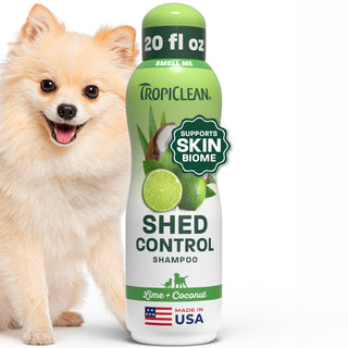 TropiClean Lime + Coconut Shed Control Pet Shampoo, 20oz