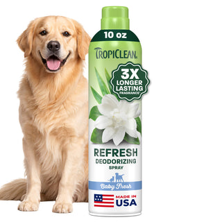 TropiClean Baby Fresh Deodorizing Pet Spray, 10oz