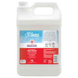 TropiClean OxyMed Medicated Anti Itch Treatment Rinse for Pets, front of 1gal bottle