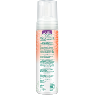 TropiClean Natural Flea + Tick Waterless Shampoo for Cats, image of back of bottle