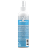 TropiClean PURE Breezy Fresh 2-in-1 Deodorizing Spray for Dogs & Cats, back of spray bottle