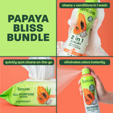 TropiClean Dog Grooming Kit, Papaya Pamper Pack