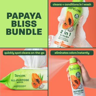 TropiClean Papaya Bliss Bundle