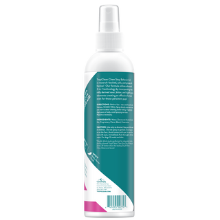 TropiClean Chew Stop Behavior Aid Dog & Home Spray, back image of spray bottle