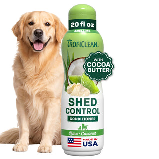 TropiClean Lime + Coconut Shed Control Pet Conditioner, 20oz