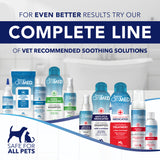 OxyMed pet care products with text promoting a complete line of vet-recommended soothing solutions.