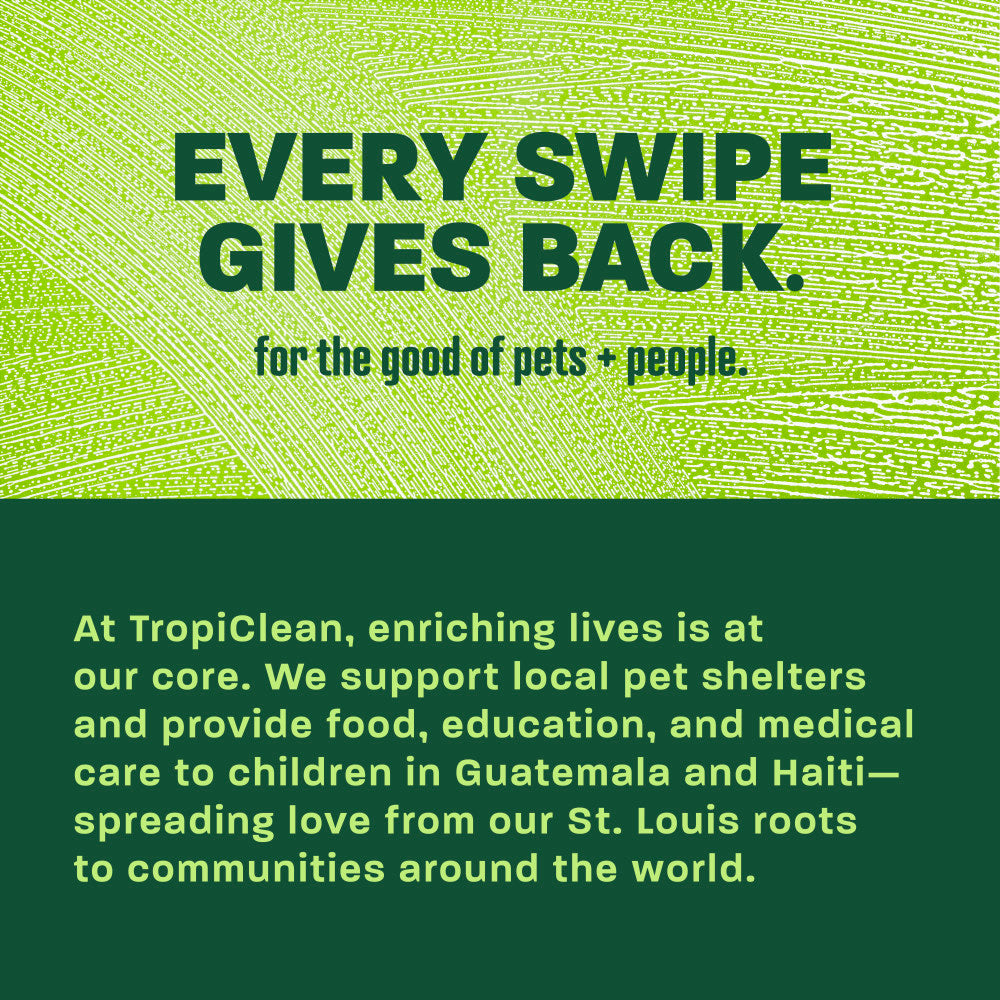 TropiClean Cleansing Ear Wipes, 50ct - 4 Pack