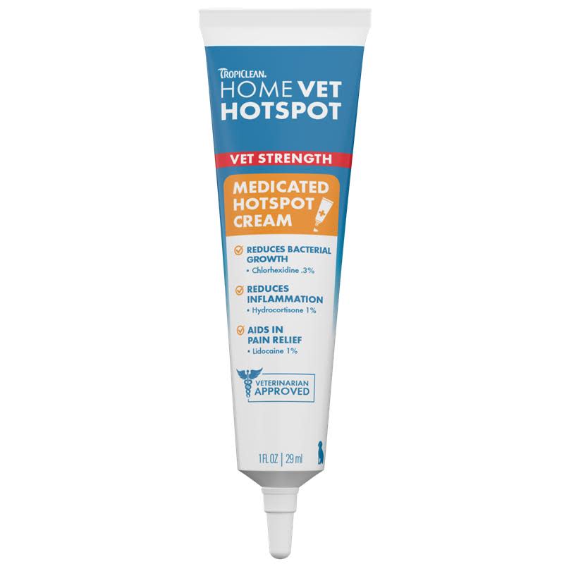 HomeVet Medicated Hot Spot Cream for Dogs by TropiClean – Tropiclean