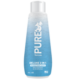 TropiClean PURE Breezy Fresh Deluxe 2-in-1 Plant-Based Dog Shampoo and Conditioner, front of 22oz bottle