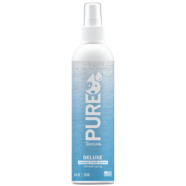 Tropical 　英語版 TropiClean PURE Breezy Fresh 2-In-1 Plant-Based Deodorizing Pet Spray