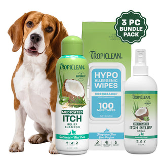 TropiClean Oatmeal & Medicated Itch Variety Pack, 3 Piece