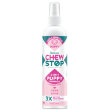 TropiClean Chew Stop Behavior Aid Puppy Spray, front of 8oz spray bottle