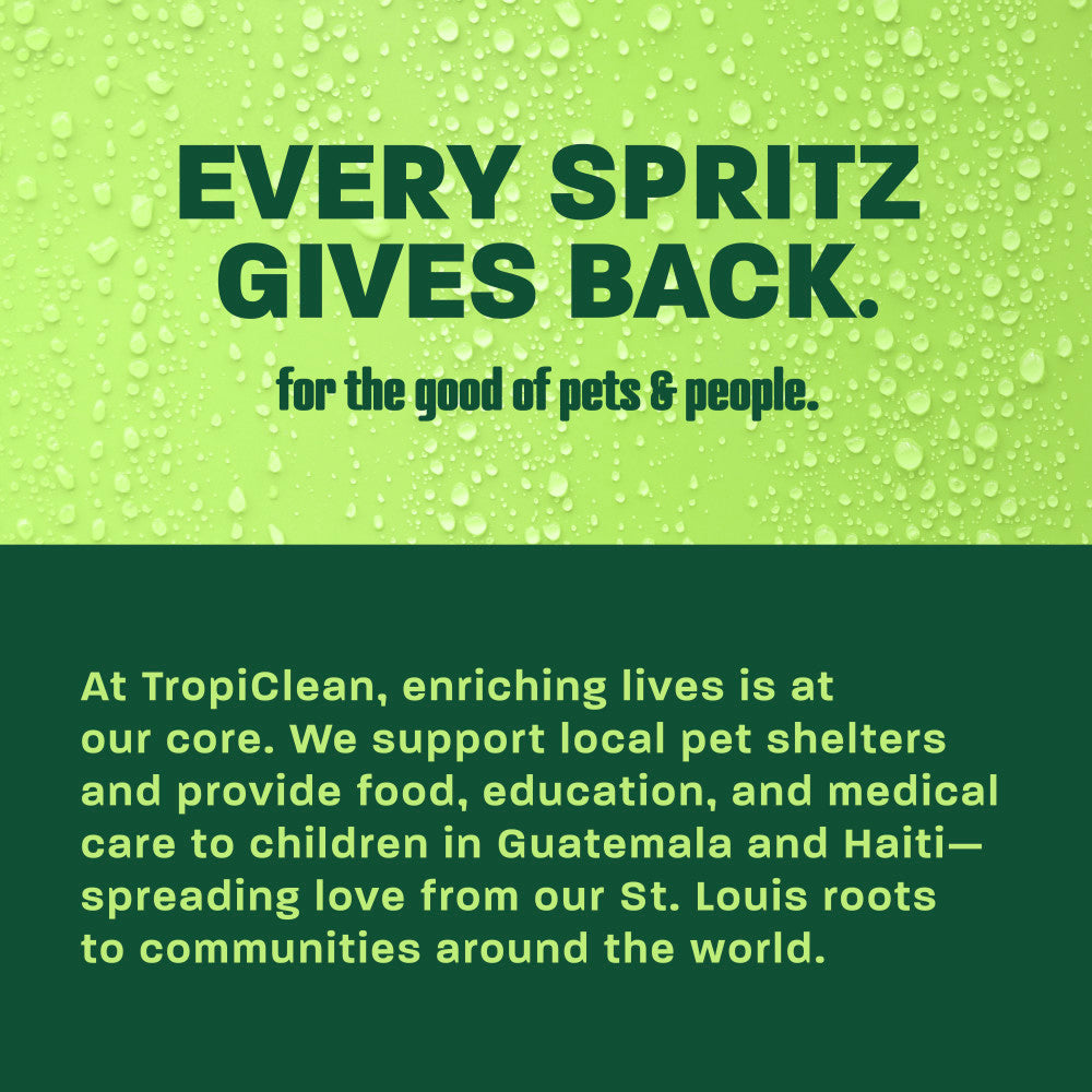 TropiClean Berry + Coconut Deodorizing Pet Spray, 10oz