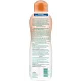 TropiClean Natural Flea + Tick Soothing Shampoo for Dogs, image of back of bottle