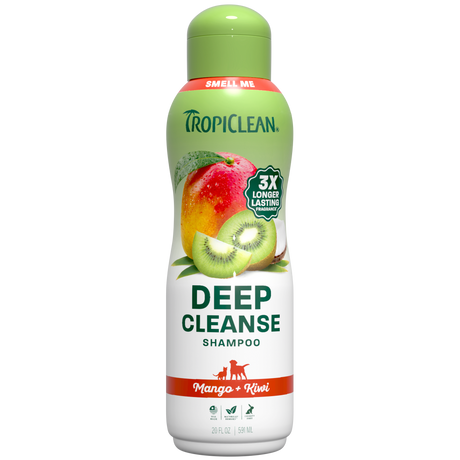 TropiClean mango shampoo bottle front