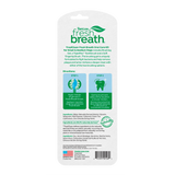 TropiClean Fresh Breath dental care kit back packaging on a white background