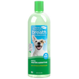 TropiClean Fresh Breath Oral Care Water Additive for Pets, front image of 33oz bottle
