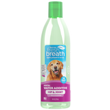 Fresh Breath by TropiClean Oral Care Water Additive Plus Hip & Joint for Pets, image of front of 16oz bottle