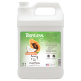 TropiClean Papaya & Coconut 2-In-1 Shampoo and Conditioner for Pets, image of front of 1gal bottle