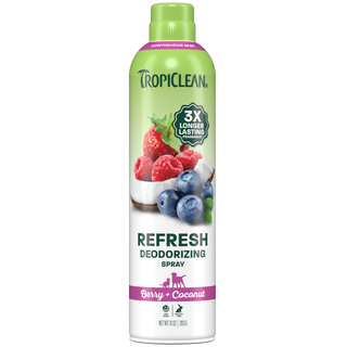 TropiClean Berry + Coconut Deodorizing Pet Spray, 10oz